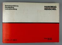 Betriebsanleitung Hanomag F130 F150 II Motor OM 352/OM 360 Niedersachsen - Alfeld (Leine) Vorschau