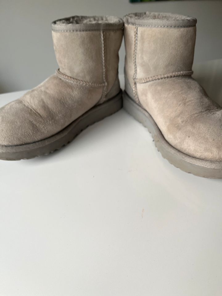 UGG‘s 37 hellgrau Stiefel Damen Boots Stiefel in Bocholt