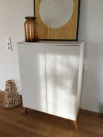 TCM Tchibo Highboard scandi nordic weiß Eiche Kommode Nordrhein-Westfalen - Herford Vorschau