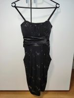 Kurzes Abendkleid / Partykleid mit Glitzer und Schleife Hessen - Wiesbaden Vorschau