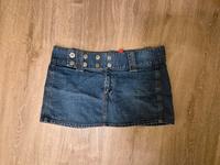 Vintage Fishbone Gr. S Minirock Jeans Micro 2000er Niedersachsen - Buxtehude Vorschau