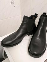Chicer Damen Chelsea Boots von Tamaris schwarz Leder Gr.41 topp Nordrhein-Westfalen - Hilden Vorschau