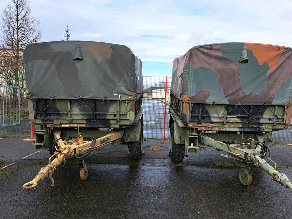 Bundeswehr Anhänger, druckluftgebremst ( UNIMOG + TRAKTOR ) in Netphen