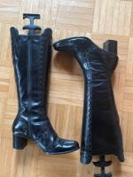 Schwarze Leder-Stiefel Hessen - Leun Vorschau