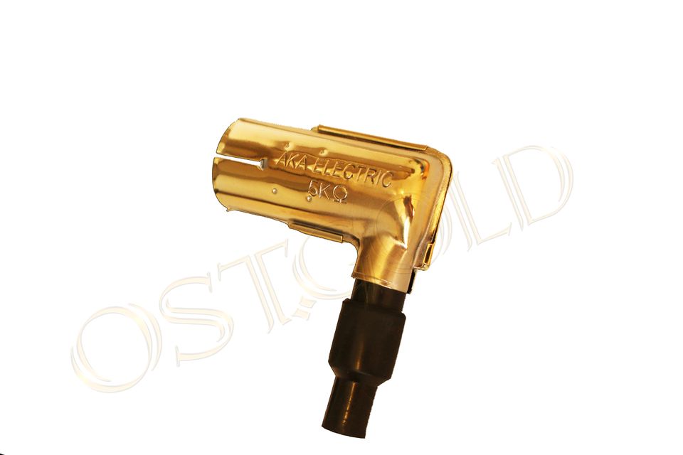 ♛Simson Zündkerzenstecker 24 Kt vergoldet Gold S51 Star Schwalbe in Müglitztal