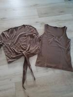 Repeat Twinset, Top und Jacke, braun, S, 36, 38 Hessen - Lahntal Vorschau