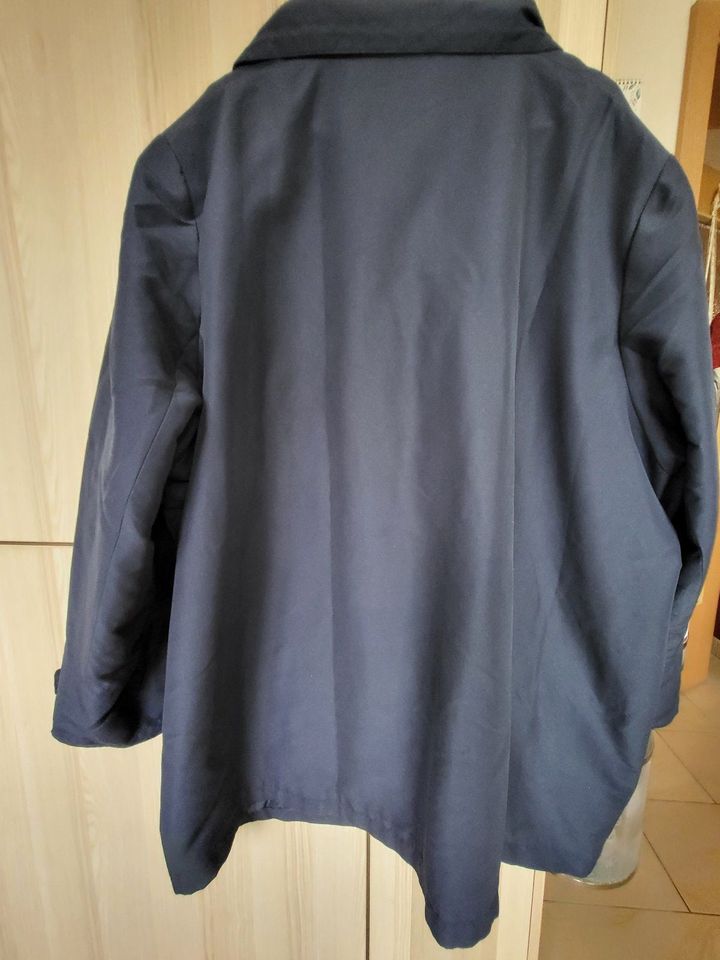 Dunkelblaue Übergangsjacke für ältere Damen, Gr. 56 in Katzow