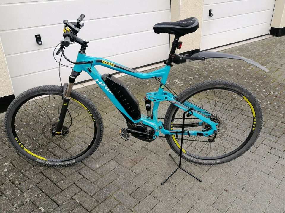 EMTB Haibike S Duro Fullnine SL 2016 29 Zoll Rh 55 Neuer Akku in Niestetal