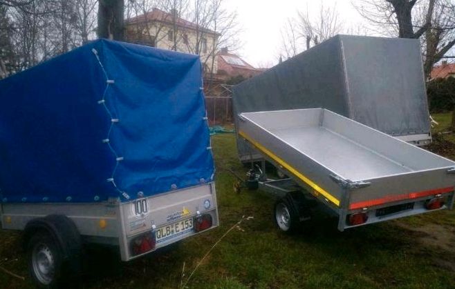 750kg Planenanhänger mieten ab10€/Tag Anhänger Transporter Hänger in Thale-Neinstedt