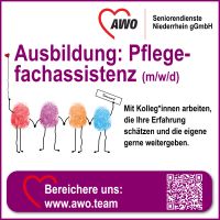 Bereichere uns! - Auszubildende Pflegefachassistenz (m/w/d) Essen - Stoppenberg Vorschau