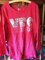 DünnesLLangarmshirt gr 44/46 rot Nordrhein-Westfalen - Olpe Vorschau