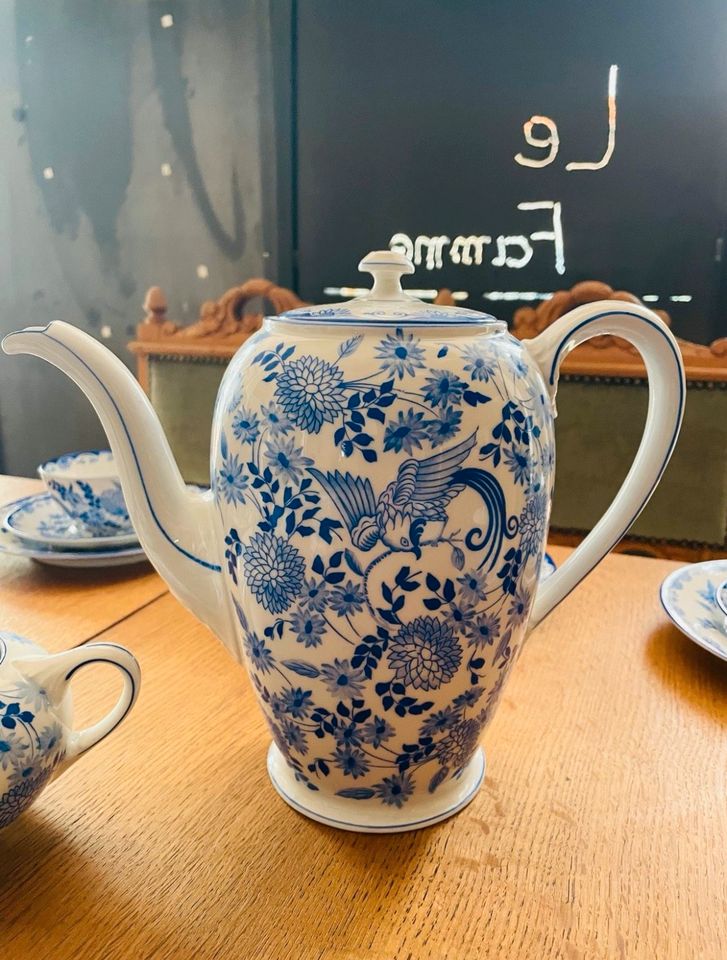 Antik Rosenthal Kaffe Tee Porzellanservice Else Blaue Stunde in Hagen