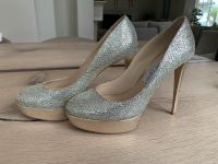 Jimmy Choo Plateau Pumps, Gold/Silber Größe 39 Kr. München - Riemerling Vorschau