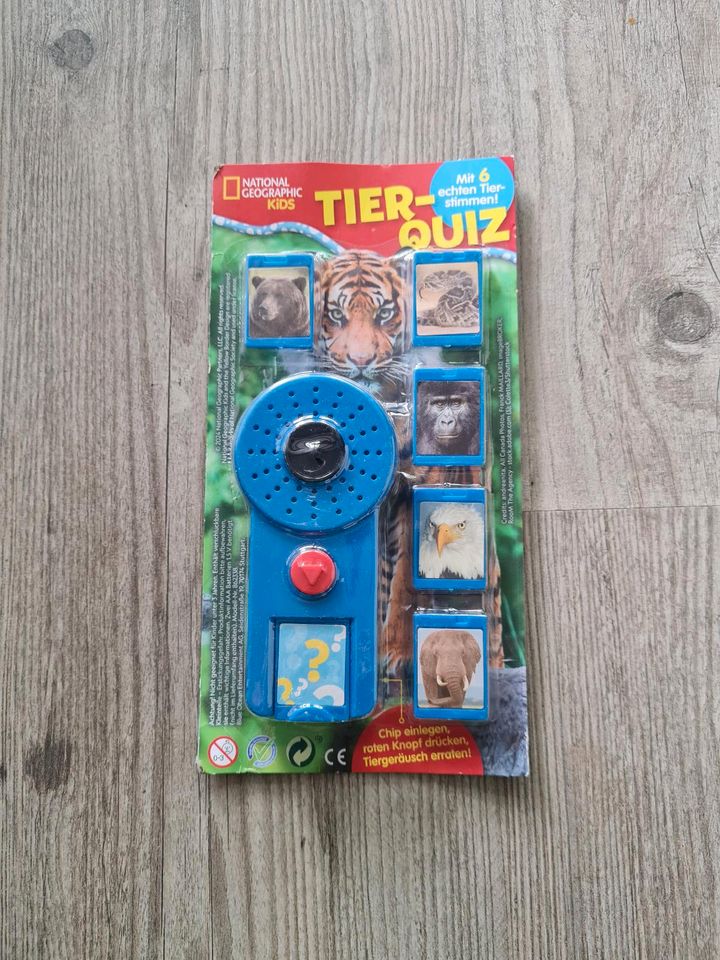 Tier Quiz Neu Kinderspiel Spiel Tiere Tierquiz Wissen Lernen in Wartenberg