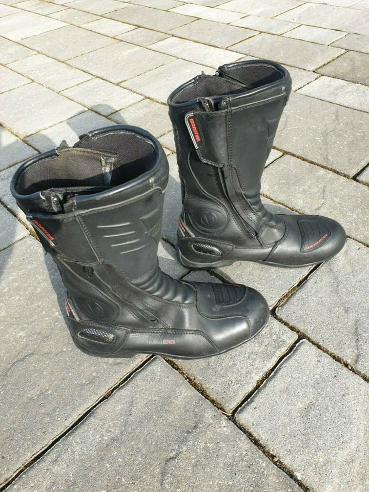 Motorradstiefel Vanucci NEUWERTIG Sympatex Stiefel Leder in Rüber