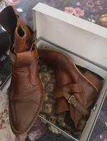 Stiefelette braun Echtleder Gr. 41 Thüringen - Ilmenau Vorschau