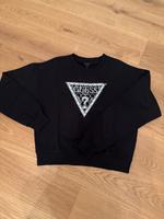 GUESS Sweatshirt Pullover schwarz Gr. S Ziersteine Strass Bayern - Ruhstorf an der Rott Vorschau