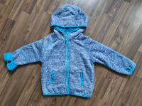 Strickjacke mit Teddyfutter petrol/blau meliert Größe 104 Hessen - Leun Vorschau