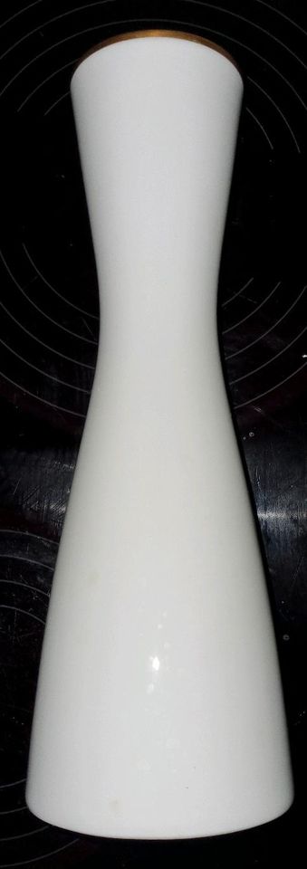 Rosenthal Studio Line Porzellan Vase, weiß Goldrand in Lennestadt