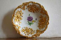 Meissen Prunkteller Antik Vintage Alt Gold Blume 31cm Prunkschale Dresden - Äußere Neustadt Vorschau