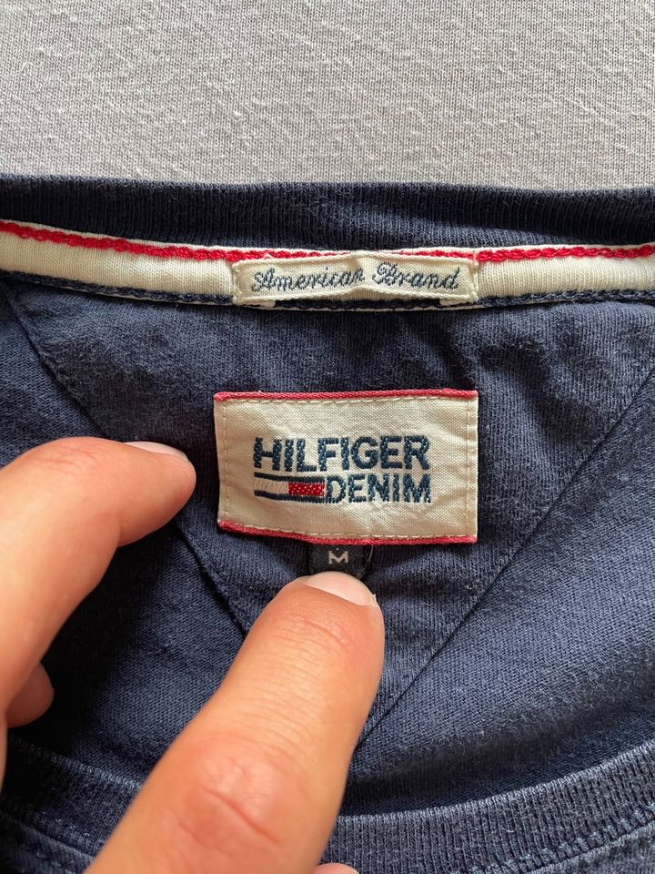 Tommy Hilfiger T-Shirt Herren M blau in Kamen