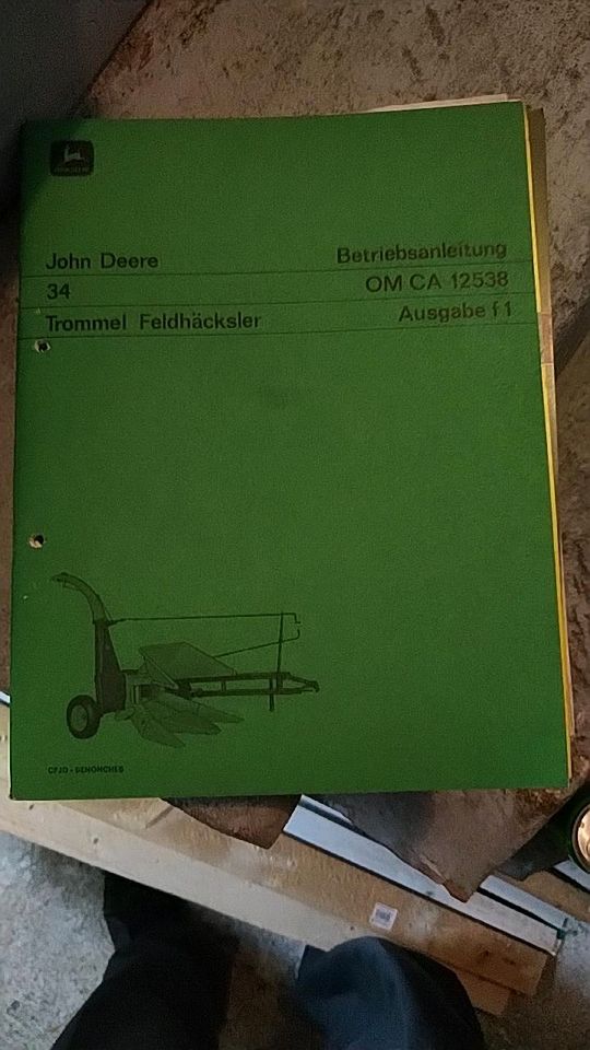 John Deere verschiedene Bedienungsanleitung in Ettringen