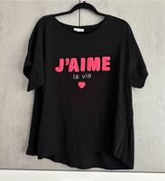 Shirt schwarz neonpink Damen Gr. 44 Amisu Rheinland-Pfalz - Bad Kreuznach Vorschau
