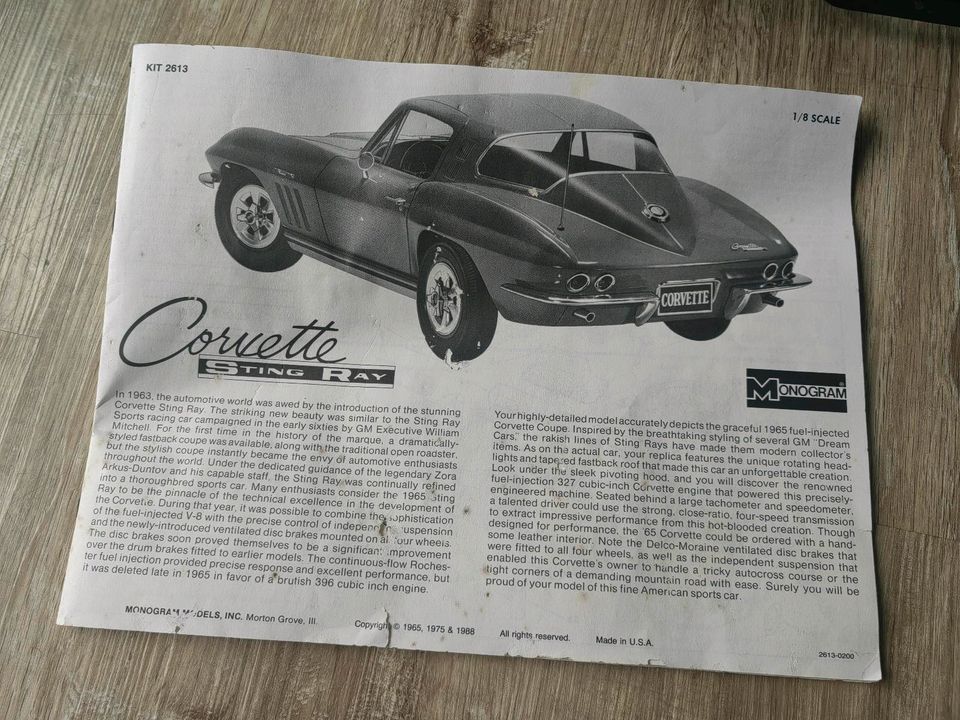 '65 Corvette Stingray 1/8 Monogram in Knetzgau