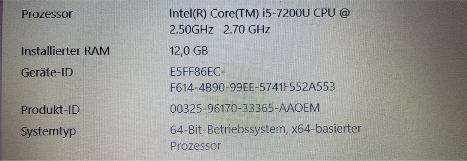 Lenovo Ideapad 310, 12GB RAM, 256 SSD in Sinsheim