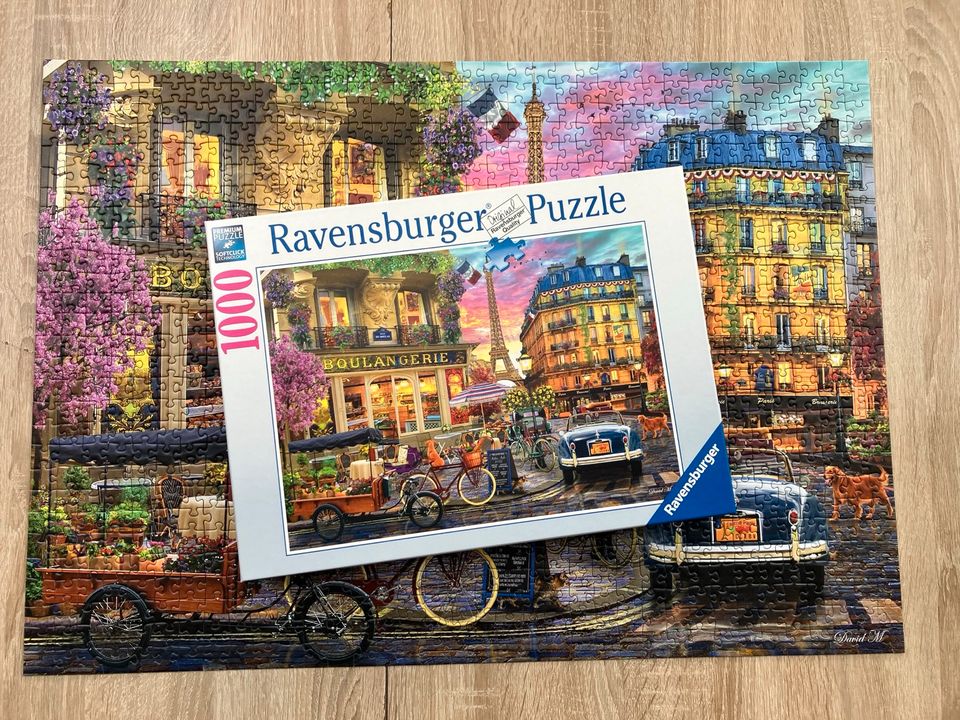 Ravensburger Puzzle Paris im Morgenrot 1000 Teile in Feldkirchen