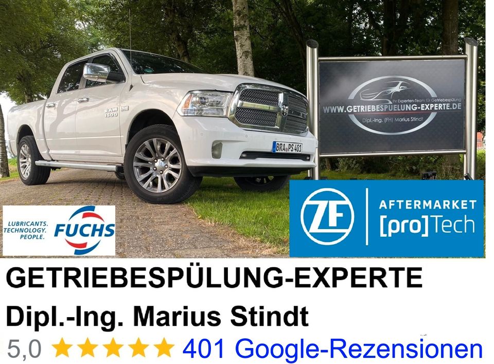 ZF [pro]Tech start Partner und Marktführer,  Spülsystem ohne schädlichen Reiniger !! Getriebespülung BMW Mercedes F10 F11 F30 F31 E60 E61 E70 W211 W212 W213 DSG CVT Audi Ford Opel Wandler 102 Getriebe in Leipzig