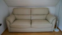 Couch 2 Sitzer Leder weiß gebr. Wie abgebildet West - Höchst Vorschau
