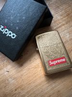 SUPREME Original Zippo Feuerzeug Gold Gravur Frankfurt am Main - Sachsenhausen Vorschau