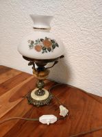 Nachttisch Lampe Antike Glaskugel Marmor Bronze Blumen Rarität Nordrhein-Westfalen - Wiehl Vorschau
