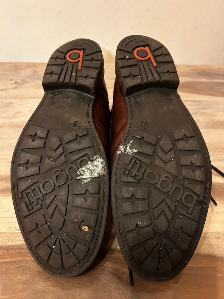 Bugatti Stiefeletten Winterschuhe Leder Gr. 45 in Frankfurt am Main