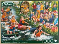 Falcon Puzzle 1000 Teile THE CORACLE REGATTA Nordrhein-Westfalen - Rheda-Wiedenbrück Vorschau