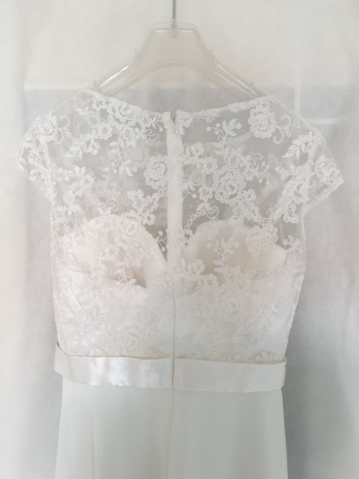 Brautkleid, Hochzeitskleid, Ivory, weiß, Größe 38, Neuwertig in Hamburg