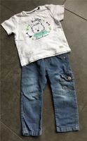 Jungen Set T-Shirt Jeans Schlupfhose Gr. 86 Baden-Württemberg - Ilsfeld Vorschau