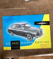 Borgward Isabella Prospekt von 1954 Nordrhein-Westfalen - Herford Vorschau