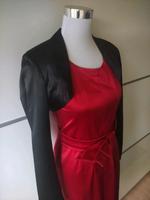 Etui Kleid Satinoptik glänzend rot Gr 36 + Bolero Baden-Württemberg - Bietigheim Vorschau
