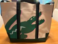 Lacoste Tasche groß Shopping Bag Shopper Grün Beige Sachsen - Brandis Vorschau