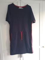 Sweatshirtkleid kurzarm dunkelblau mit roten Streifen und kordel Baden-Württemberg - Bad Dürrheim Vorschau