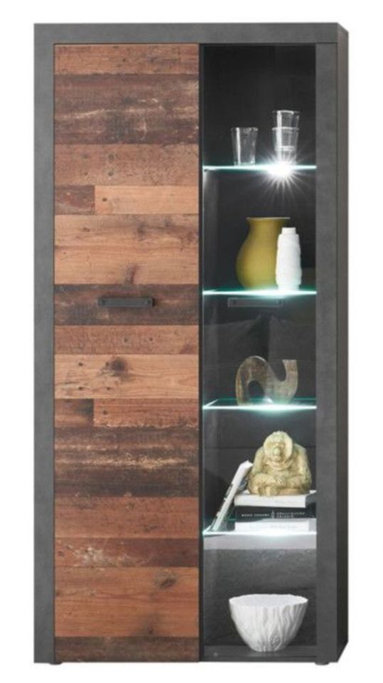 Vitrine Jones Vintage LED-Beleuchtung Schrank UVP 185,- NEU in Bielefeld