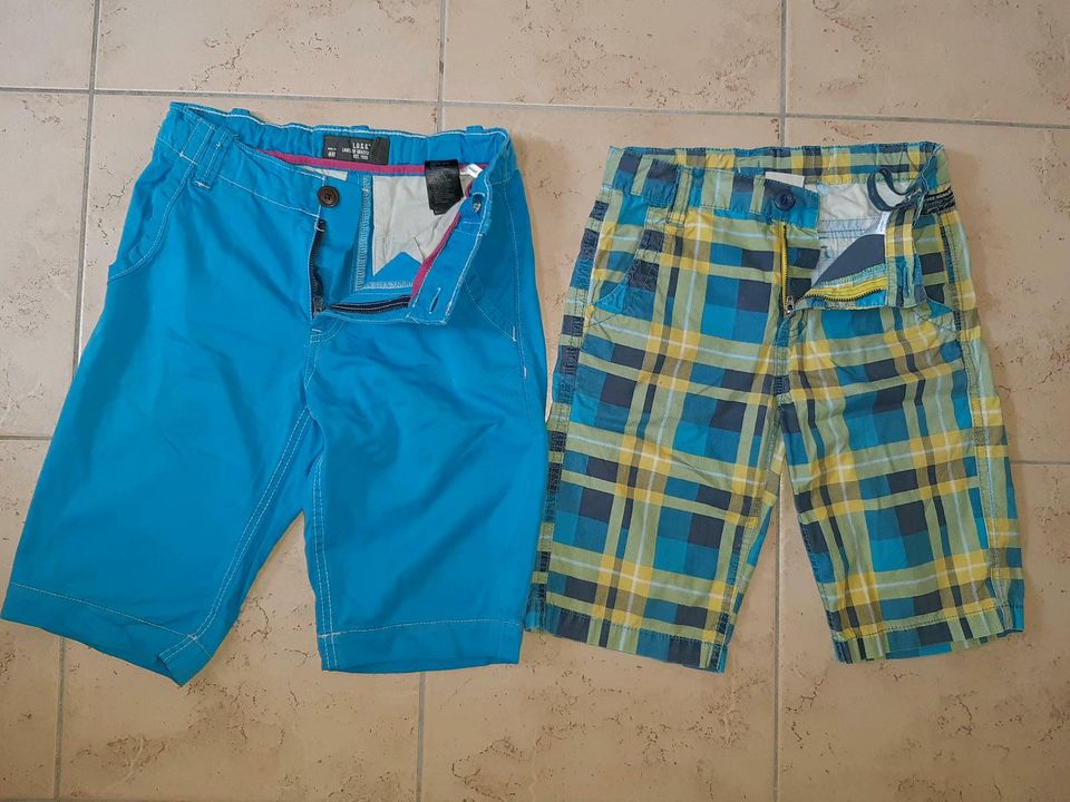 2 kurze Hose Shorts Sommerhose von Tom Tailor, H&M Gr. 140, S in Pattensen