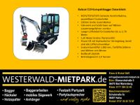 Bobcat E19 Minibagger - Bagger Mieten Rheinland-Pfalz - Bad Marienberg Vorschau