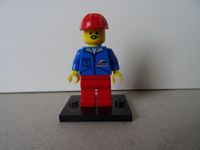Lego® Minifigur, Bulldozer Logo, jbl003,  NEU, mit Standplatte Niedersachsen - Bodenfelde Vorschau
