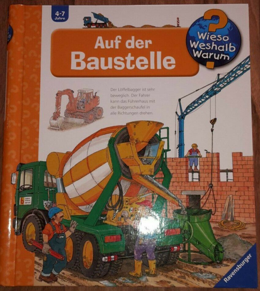 Buch / Kinderbuch "Wieso? Weshalb? Warum? Auf der Baustelle" in Stadtbergen