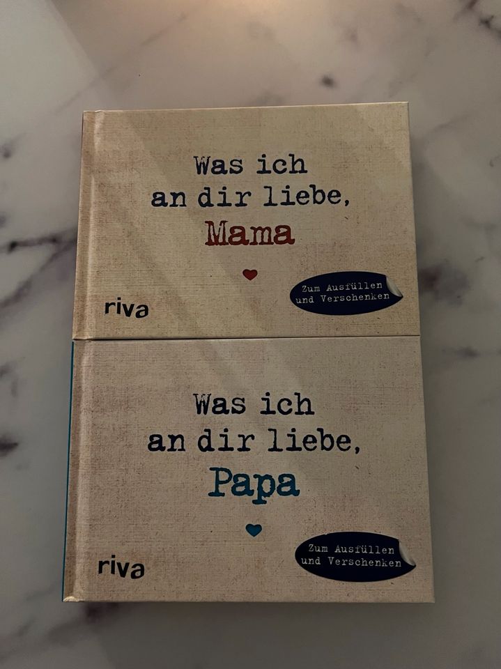 Buch „Was ich an dir liebe Mama & Papa“ Set oder Einzeln in Mönchengladbach