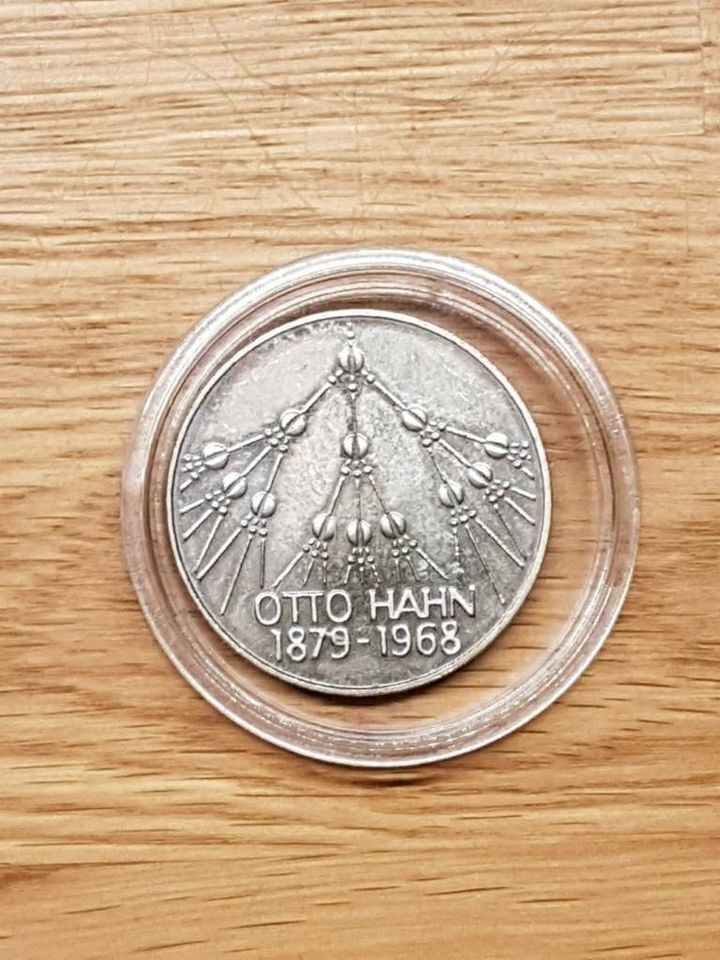 5 DM  Münze 1980: Otto Hahn ( G ) - Deutsche Mark Gedenkmünze in Wildeshausen