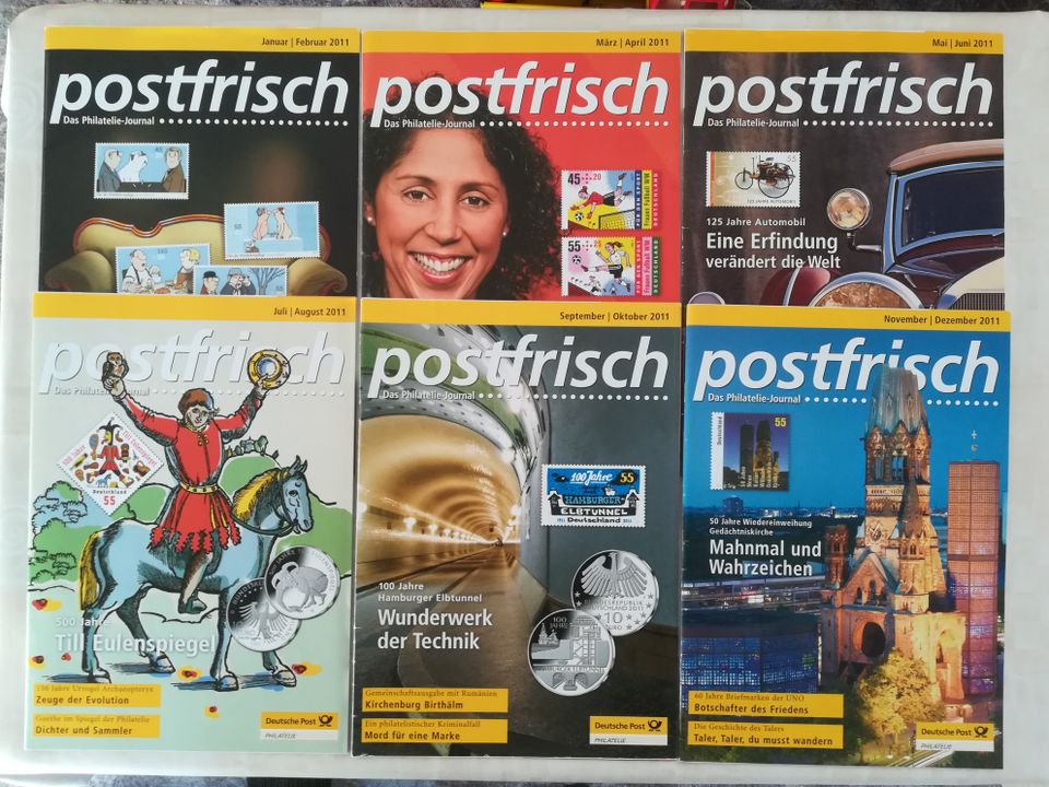 "Postfrisch" Briefmarken Zeitschrift Jahrgänge 2002 bis 2023 in Neumünster